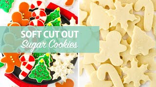 Soft Cut Out Sugar Cookies [upl. by Accissej]