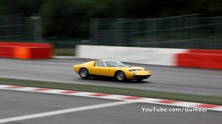 Lamborghini Miura P400 S AWESOME sound 1080p HD [upl. by Oiznun]