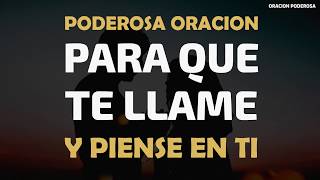 🚨San Cipriano PODEROSA oración para que te llame ya  Oracion para que regrese desesperadamente [upl. by Peednus]