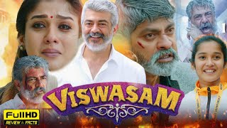 Viswasam Full Movie In Hindi Dubbed  Ajith Kumar  Nayanthara  Jagapathi Babu  HD Facts amp Review [upl. by Zadoc]