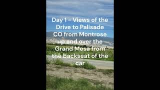 Colorado  Drive up and over the Grand Mesa from Montrose to Palisade [upl. by Strohben]