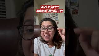 H1b visa second Lottery Results out h1bvisa h1bvisalottery [upl. by Ingrim]