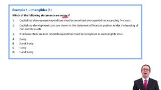 Intangibles  Example 1  ACCA Financial Reporting FR [upl. by Airbas338]