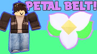 I finally got the PETAL BELT with my first petal  BSS Roblox [upl. by Jacklin]