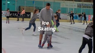 Micahs first time Ice Skating The Guildford Spectrum Ice Rink England [upl. by Euqinahs269]