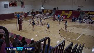 Poquoson Volleyball vs LHS [upl. by Nuahs738]