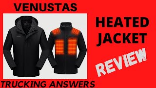 Venustas Heated Jacket Review  Trucking Answers [upl. by Ardolino10]