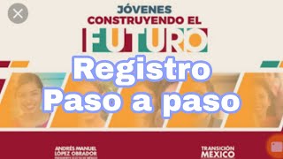 Paso a paso Registro Jóvenes construyendo el futuro [upl. by Zurheide766]