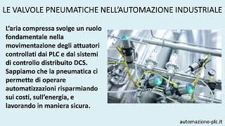 Le valvole pneumatiche nell’automazione industriale PREVIEW CORSO MANUTENTORI [upl. by Renado]