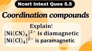 Ncert intext ques 55 coordination compounds [upl. by Falcone]