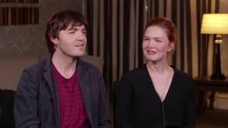 Tom Burke and Holliday Grainger  Strike Interview [upl. by Sabsay]