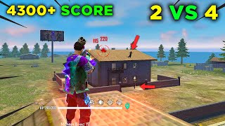 Rank Score 4300 Pro Lobby Duo Vs Squad Ajjubhai and Munnabhai Op Gameplay  Garena Free Fire [upl. by Ashlin]