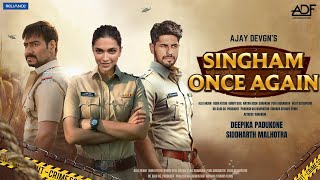 Singham 3  Once Again  Theatrical Trailer  Ajay Devgn  Deepika Padukone Kareena Kapoor Fan Made [upl. by Lyndes30]