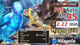 GBF Aletheia FLB Full Auto NM95 222 min Unite and Fight 星の古戦場 Earth Magna マグナKengo Ver [upl. by Kaufman542]