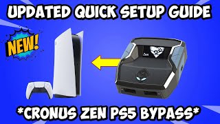 Cronus Zen PS5 Quick Setup Guide for Beginners  Cronus Zen PS5 Bypass Updated [upl. by Aneram36]