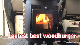 outbacker newest woodburner stove installed in a campervan [upl. by Shanahan]