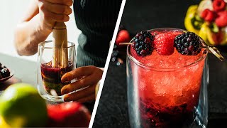 Cocktail Mit Wodka Und Brombeeren Zum Selbermixen [upl. by Notsgnik]