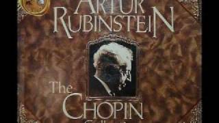 Arthur Rubinstein  Chopin Nocturne Op 9 No 2 in E flat [upl. by Iclek]