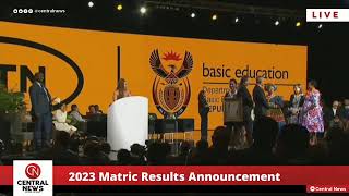 2023 Matric results announcement by Basic Education Minister Angie Motshekga [upl. by Asillim]