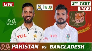 PAK vs BAN 2nd TEST MATCH DAY 2 LIVE SCORES  RAWALPINDI  PAKISTAN vs Bangladesh LIVE  SESSION 3 [upl. by Devon811]