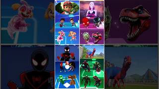 Paw Patrol Scary Ryder vs Venom vs Alien vs Dino spiderman Coffin Dance tileshop coffindance [upl. by Nolasba]