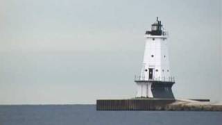 Ludington Lighthouse Ludington Michigan Lake Michigan [upl. by Annoval]