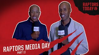 Recap of Media Day Part 2  Raptors Today [upl. by Saraiya]