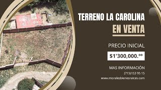 Venta de Terreno en Quintas La Carolina de Zitácuaro Michoacán ¡Construye tu hogar [upl. by Loss826]