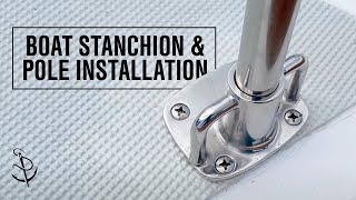 How to Replace a Stanchion Base and Pole [upl. by Id]