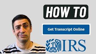 How to Get IRS Transcripts Online [upl. by Hildegard]