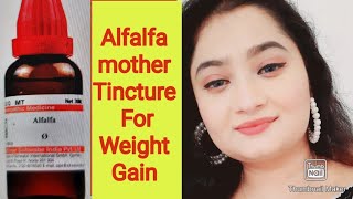 Alfalfa homeopathic medicine  alfalfa tonic benefits in weight gain  alfalfa mother tincture [upl. by Anirahc351]