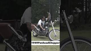 1949 Panhead Kickstartハーレーのキックスタート！【ヴィンテージハーレー】shorts [upl. by Nyra]