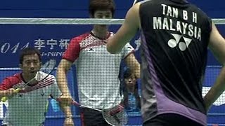 Koo KKTan BH v Jung JSLee YDMDQF Li Ning China Masters 2011 [upl. by Ivatts305]