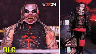 WWE 2K24 The Fiend Bray Wyatt DLC Championship Entrance Signature amp Finishers Showcase [upl. by Boyt803]