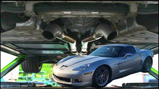 Cold start amp Idle  Straight piped headscam LS7 C6 Z06 street car [upl. by Leanora]