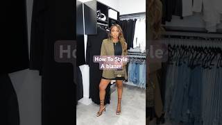 How To Style A Blazer  blazer grwm grwmoutfit fashion fashioninspiration fashionstyle [upl. by Lotson]