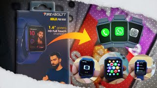 Fire boltt smartwatch connect to phone How to use whatsappcamera music ampother feature [upl. by Chill]