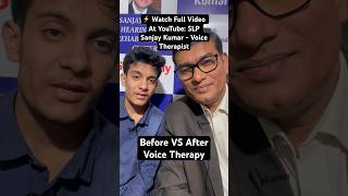 Puberphonia A Voice Disorder of Puberty BeforeAfter Voice Therapy shorts by slpsanjaykumar [upl. by Aeila]