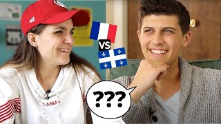 Quebecois VS French Speaker  Will I understand it French Reacts to Canadian French [upl. by Laemsi]