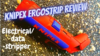 Knipex ergostrip review  stripping cable [upl. by Oigufer]