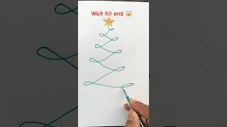 DIY Sparkle Pen😱❇️ X Tree 🌲 shorts art ytshorts diy kids [upl. by Haneeja538]