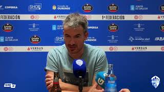 Rueda de prensa Rubén Domínguez Ourense CF 🆚 Gimnástica Segoviana [upl. by Martina]