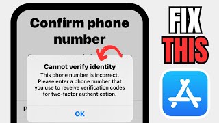 How To Fix App Store Cannot Verify Identity [upl. by Albin673]