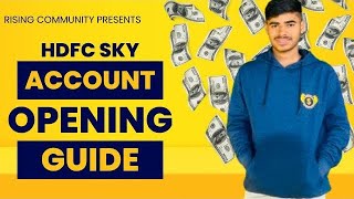 HDFC SKY PORTAL OPENING GUIDE II HOW TO OPEN ACCOUNT IN ANGEL ONE  FULL SIMPLE PROCESS GUIDE VIDEO [upl. by Noirret834]