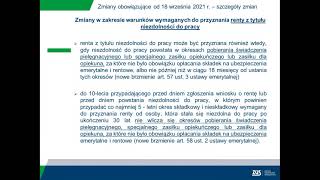 Co zmieniło się w emeryturach i rentach [upl. by Calv481]