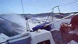 Farr 40 heavy weather double handed sailing [upl. by Roarke866]