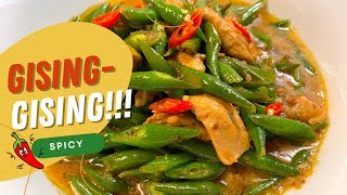 Gising Gising  Green Beans with Chicken in Coconut Milk  Filipino Cuisine  Cooking Philippines [upl. by Anilave799]