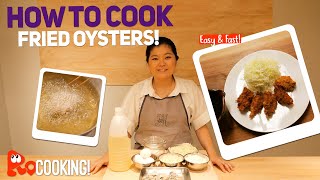 How to cook Kaki Furai Fried Oysters  RecLocJapanCooking [upl. by Aniela]