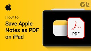 How to Save Apple Notes as PDF on iPad  Convert Apple Notes to PDF on iPad StepbyStep Guide [upl. by Niabi]