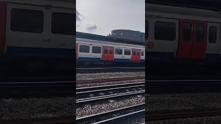 District at Chiswick Park train railway cool viralvideo london shorts fyp underground tfl [upl. by Nessej]